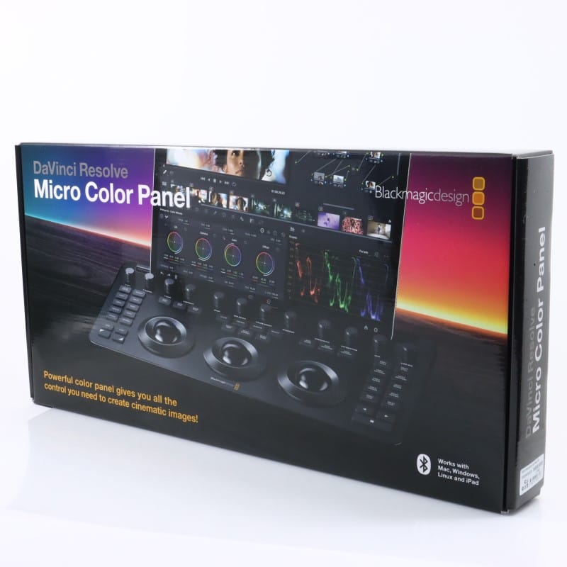 DV/RES/AAAPNLMIC/EN [DaVinci Resolve Micro Color Panel(EN/パネルラベル英語表記)]