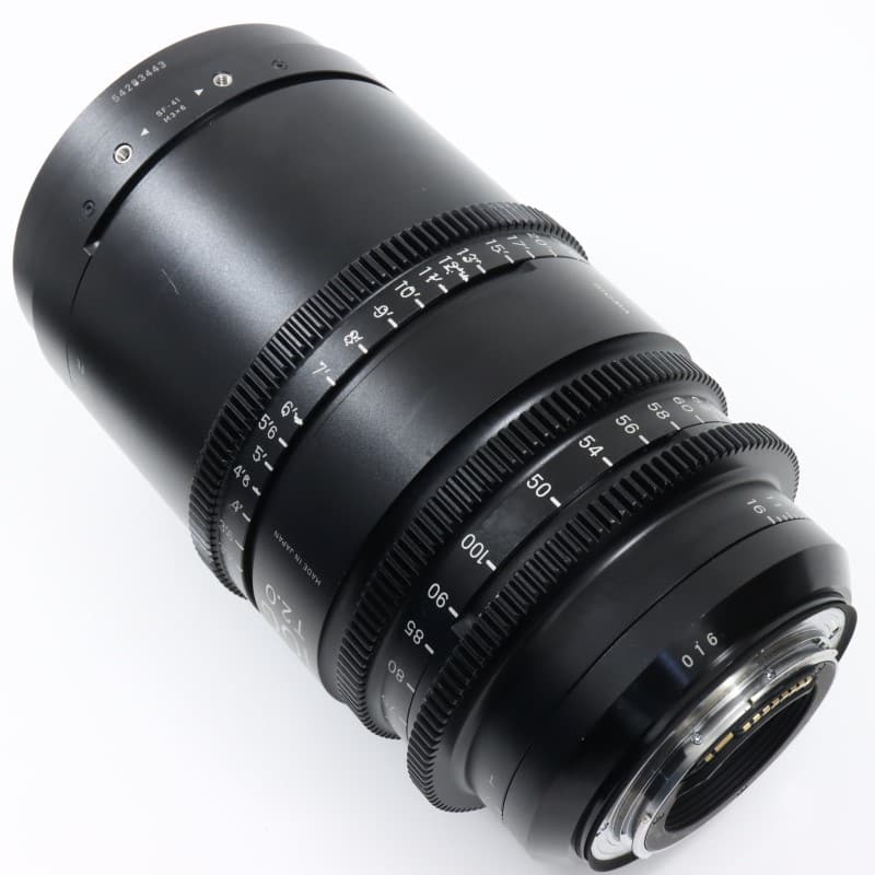 50-100mm T2/EF feet [High Speed Zoom Line 50-100mm T2 EFマウント フィート表示]