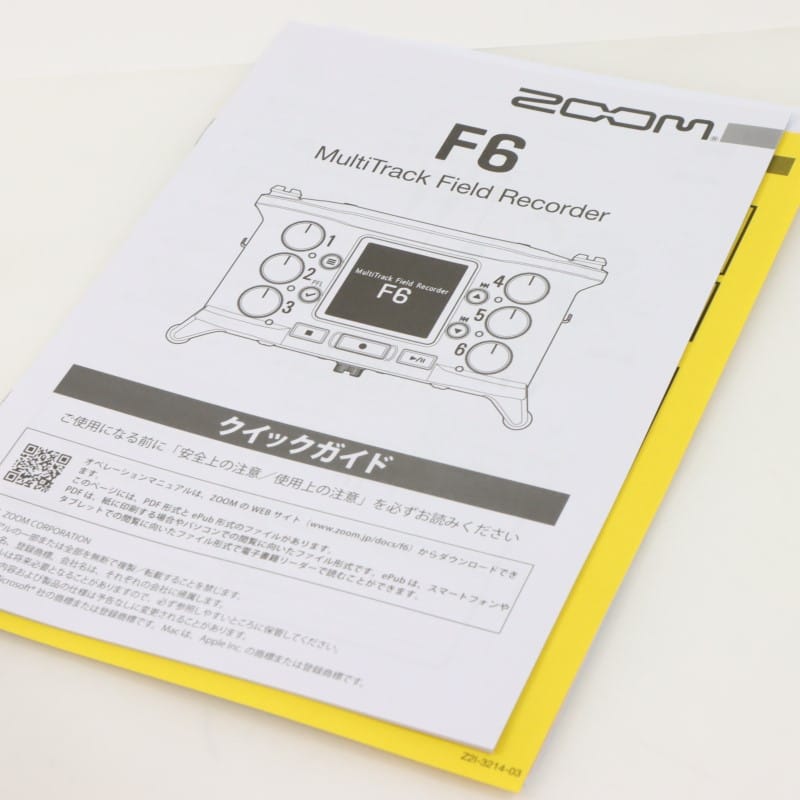 F6 [フィールドレコーダー]