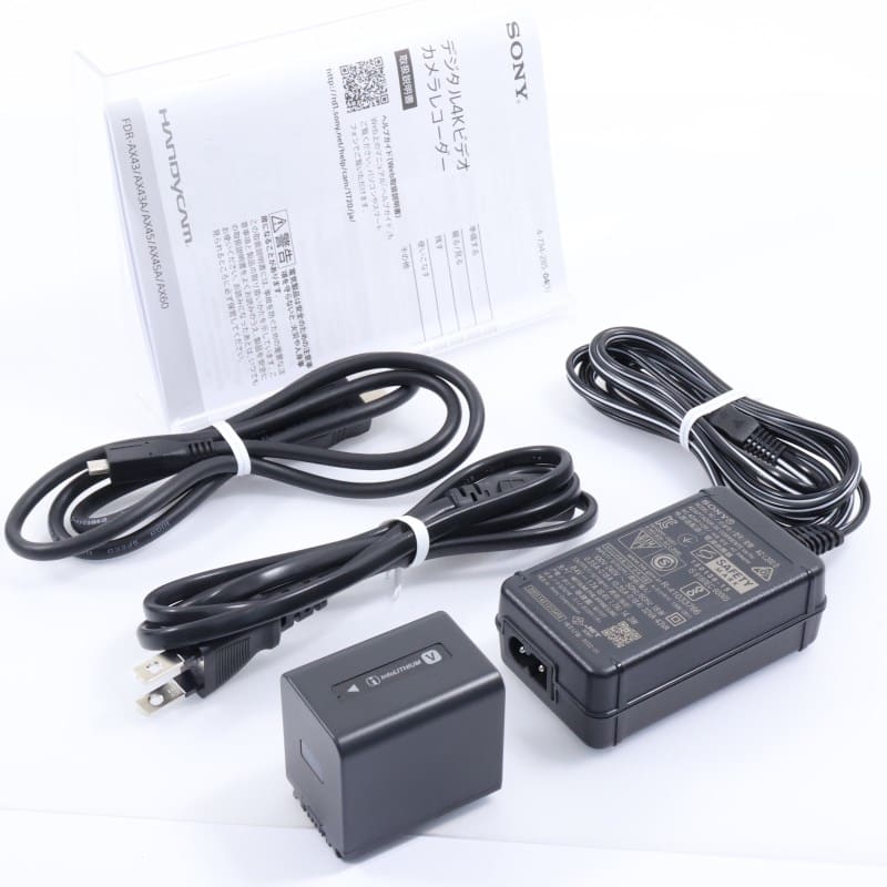 【使用頻度少良品！】2019年製 FDR-AX60 付属品多数付き SONY FDR-AX60 FDR-AX60/BC AB+ランク 中古｜フジヤカメラ