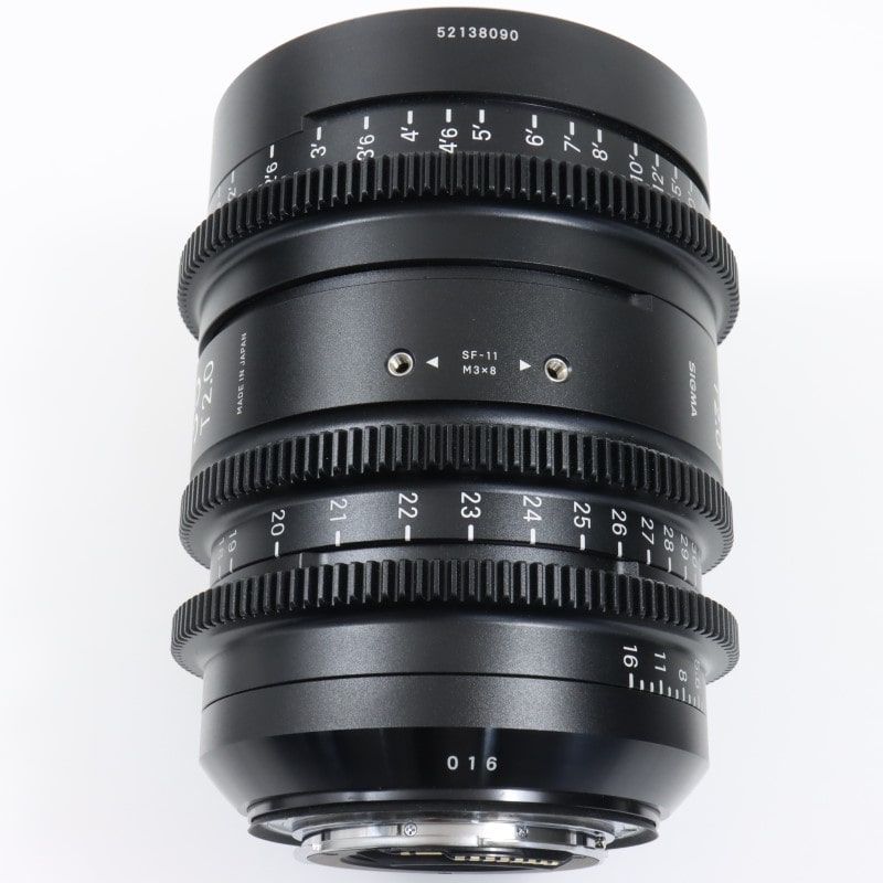 18-35mm T2/EF feet [High Speed Zoom Line 18-35mm T2 EFマウント フィート表示]