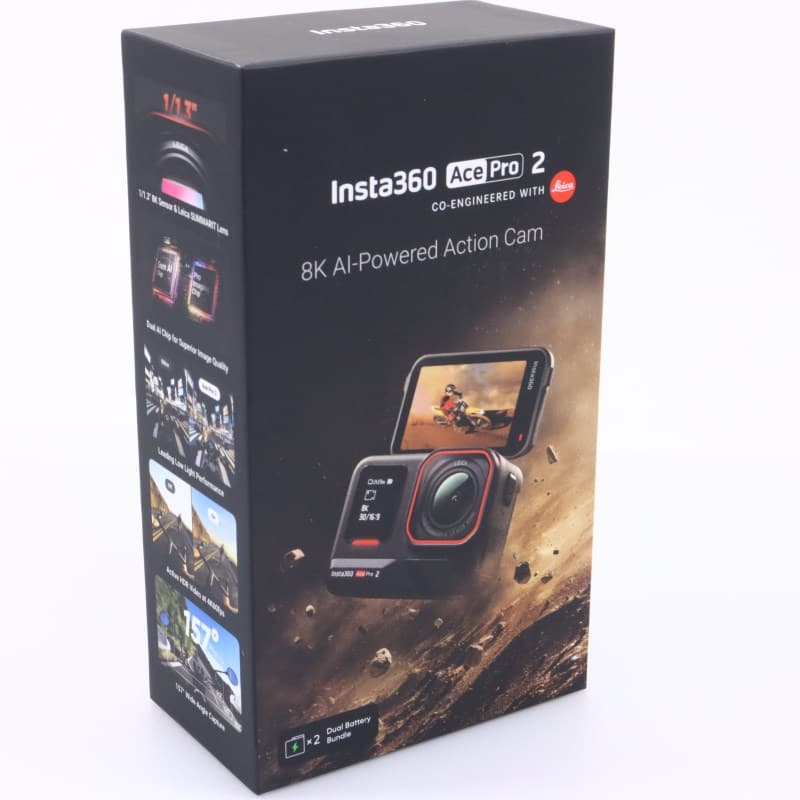 Insta360 Ace Pro 2 デュアルバッテリー ミッドナイトブラック CINSBBGA-DB
