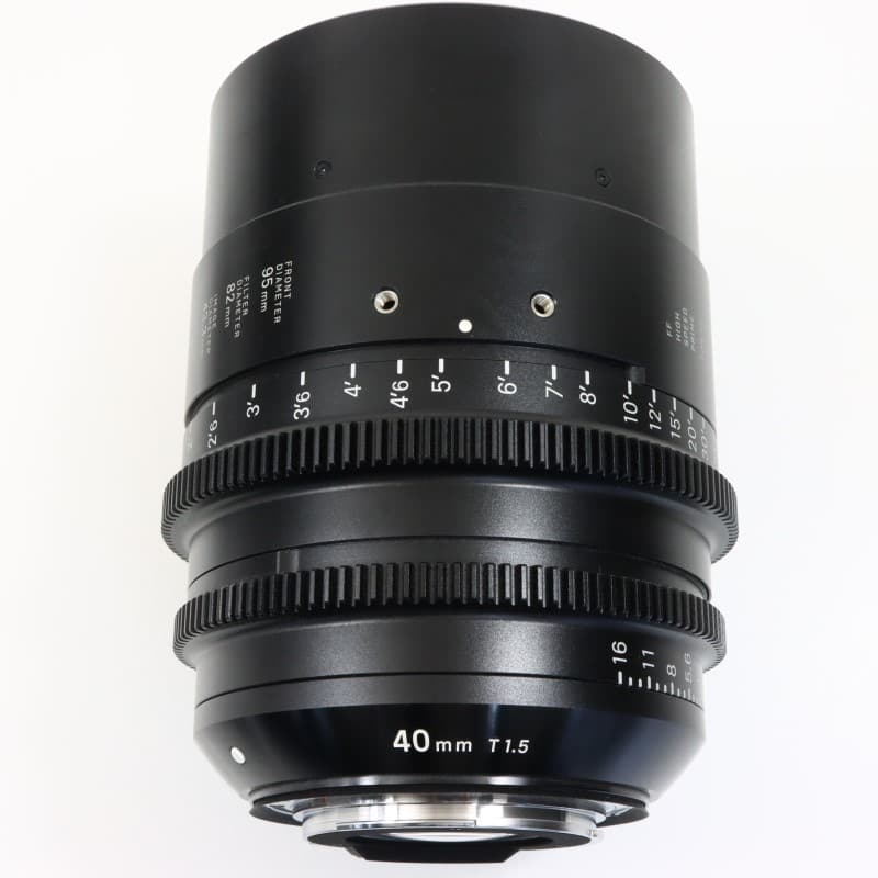 40mm T1.5 FF/EF feet [FF High Speed Prime Line EFマウント フィート表示]