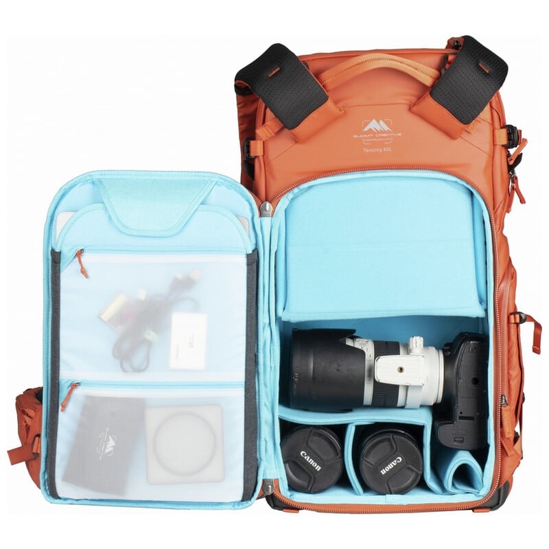 テンジン 45L ジップ バックパック オレンジ SUM-TENZING45L-OR