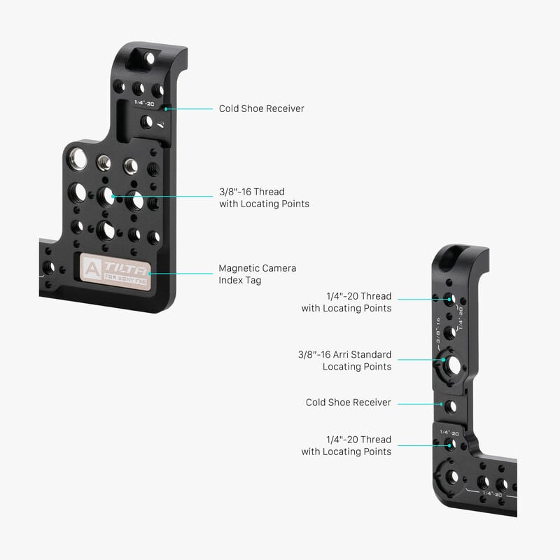 Side Mounting Plate for Sony FX6 ES-T20-SMP
