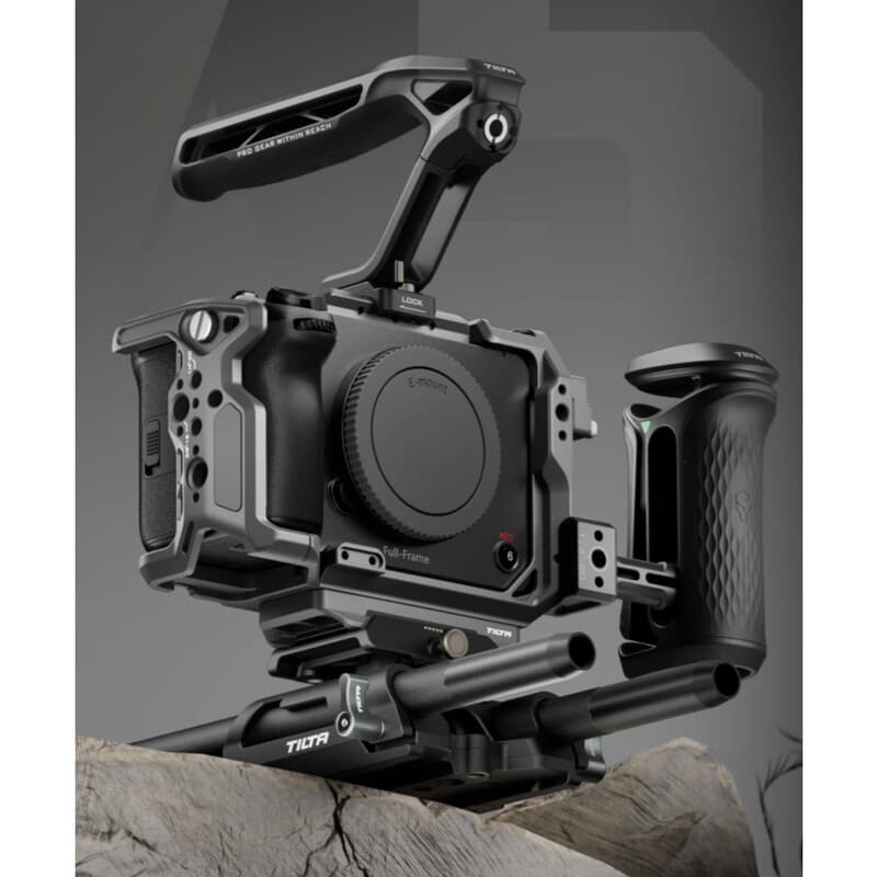 ソニー FX5用 フル/ハーフ対応カメラケージ ベースキット チタングレー TA-T108-A-TG(2026年8月下旬発売予定)