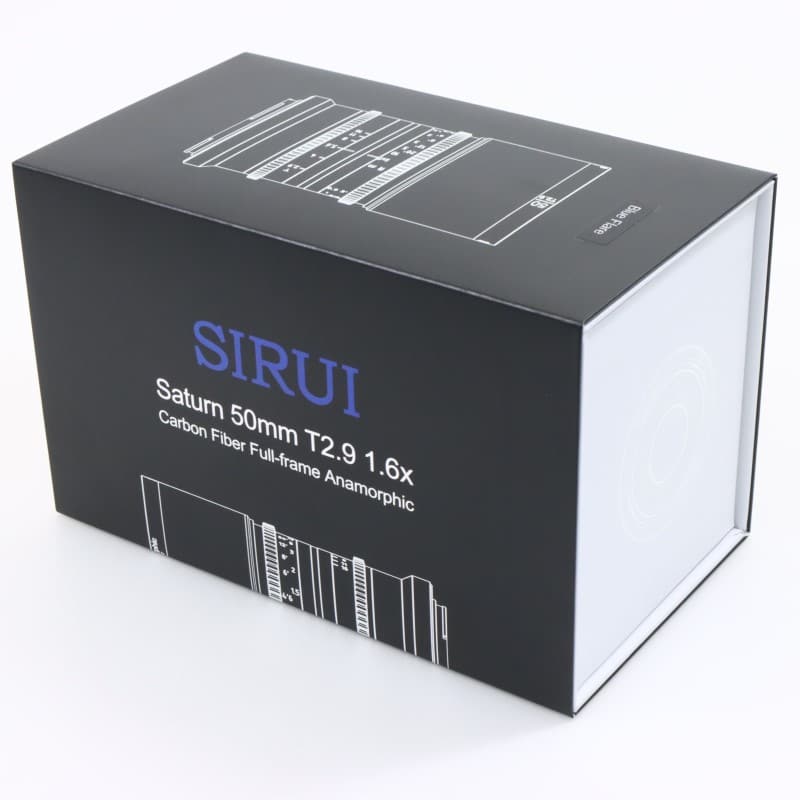 50mm T2.9 Full カーボン アナモルフィックレンズ E/ブルー Saturn E50B-JP