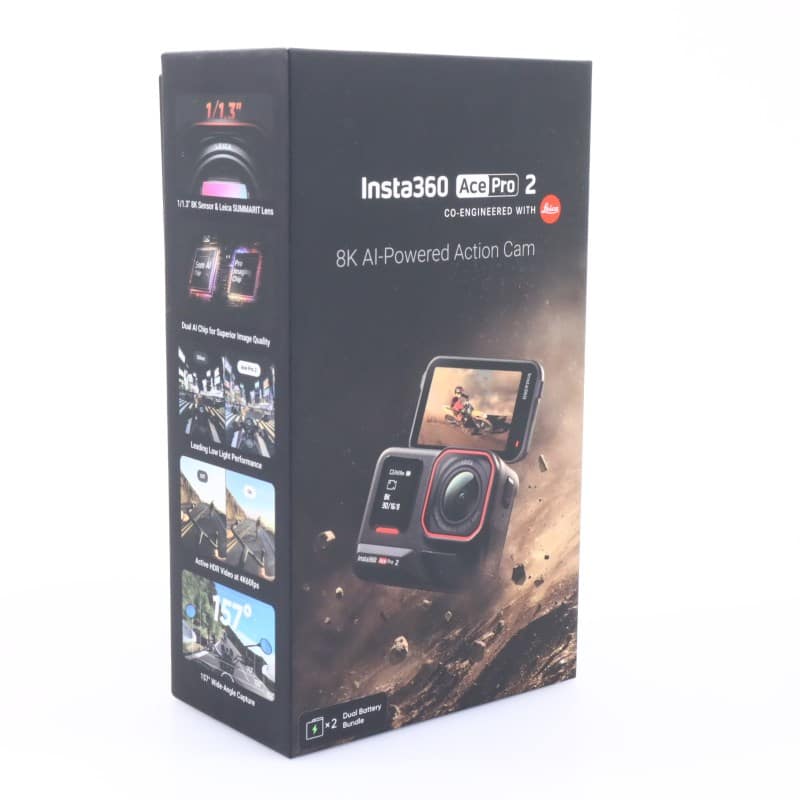 Insta360 Ace Pro 2 デュアルバッテリー ミッドナイトブラック CINSBBGA-DB