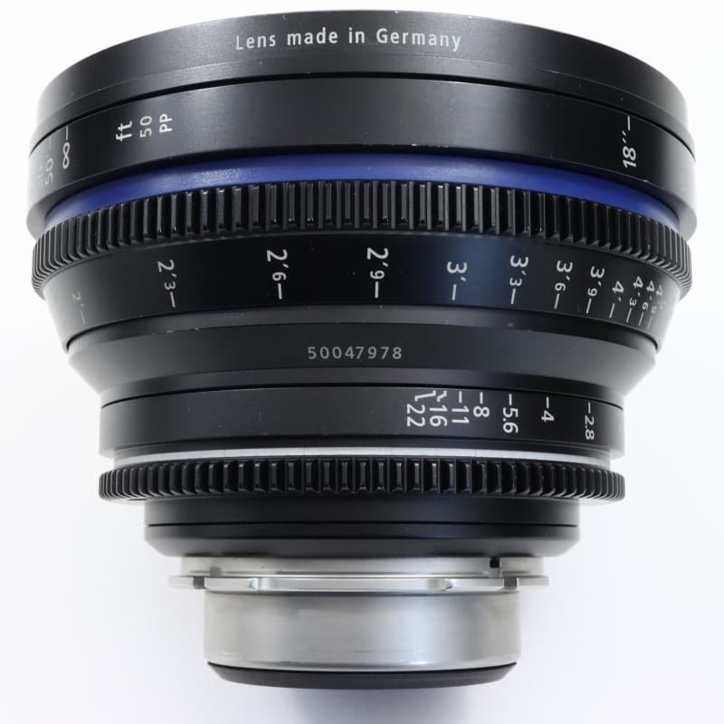 CP.2 50mm/T1.5 SS PL Feet [Compact Prime CP.2 スーパースピード PLマウント フィート表示]