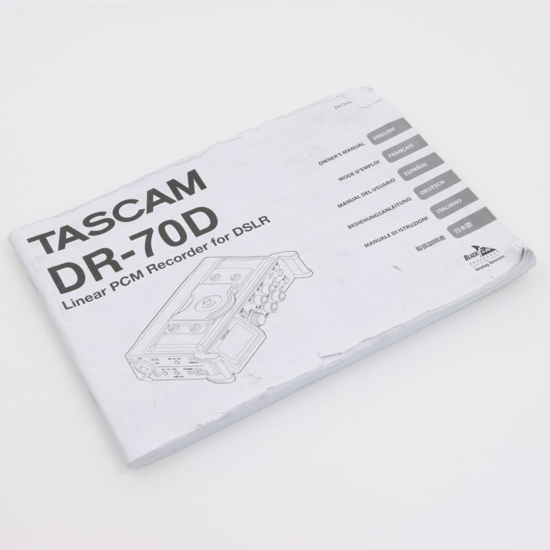 DR-70D [カメラ用リニアPCMレコーダー/ミキサー]