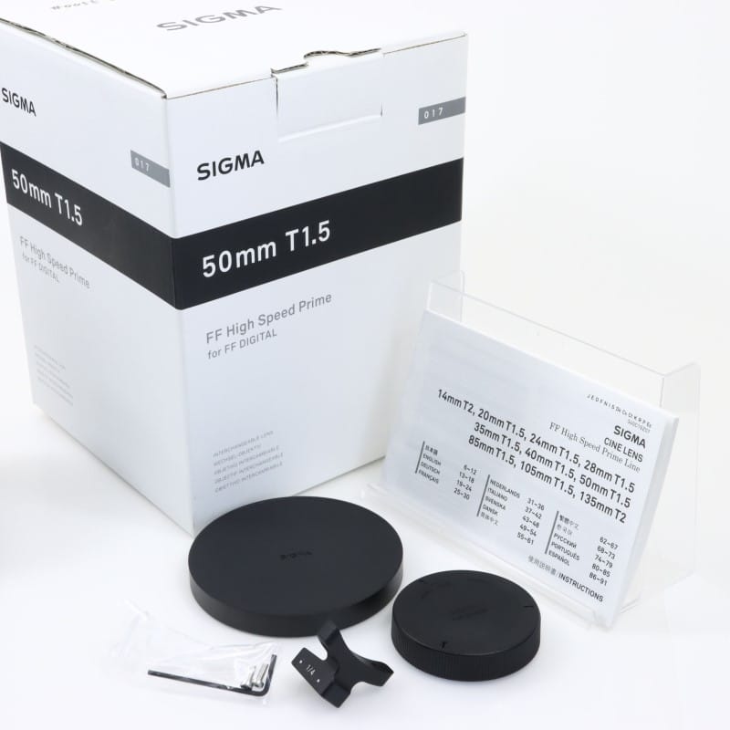 50mm T1.5 FF/EF meter [FF High Speed Prime Line EFマウント メートル表示]
