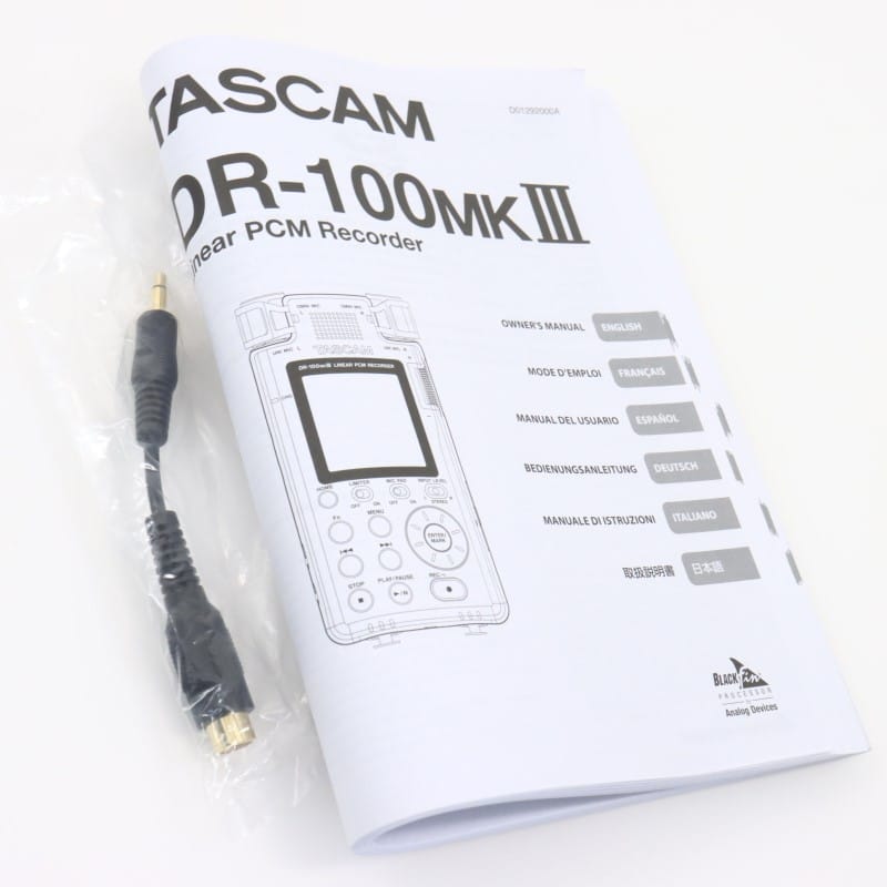 DR-100MKIII [リニアPCMレコーダー]