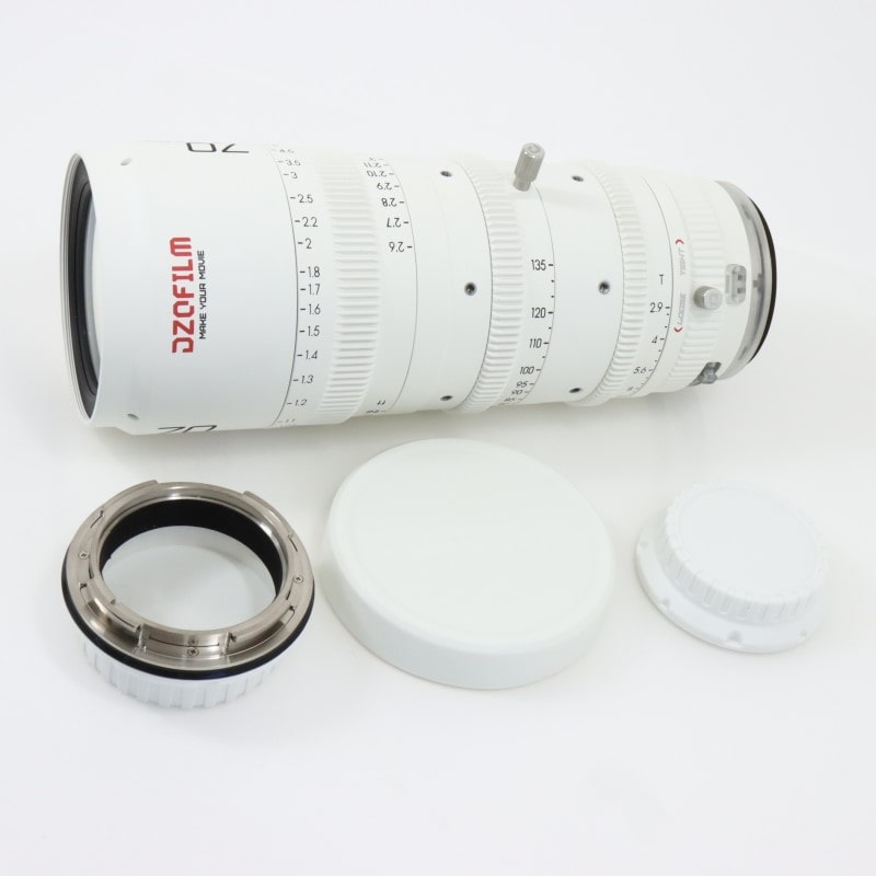 DZO-FF70135E-RF [Catta Zoom 70-135mm T2.9 Eマウント(ホワイト) 交換用RFマウント同梱モデル]