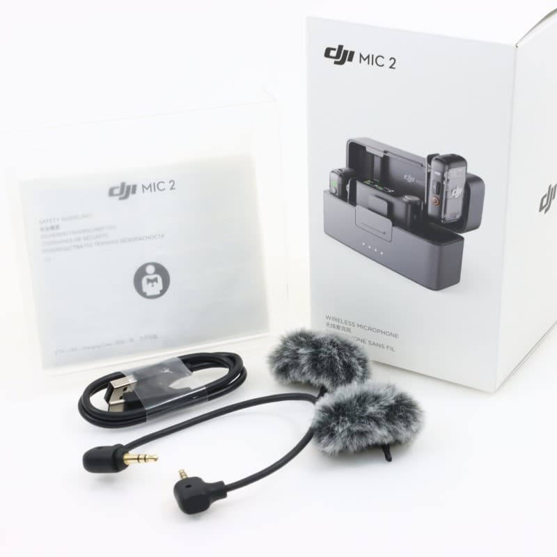DM1021 [DJI Mic 2 (トランスミッター×2 + レシーバー×1 + 充電ケース)]