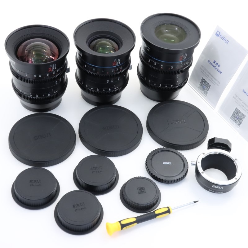 Jupiter Set A-EF [Macro フルフレーム シネマレンズ 3本セット (EF mount)]