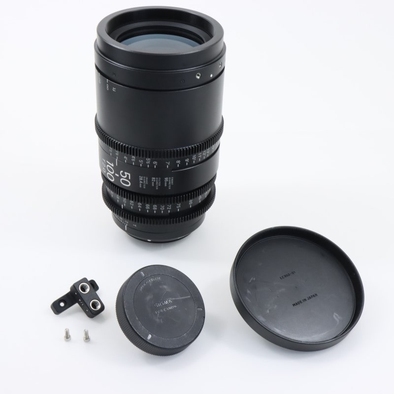 50-100mm T2/EF feet [High Speed Zoom Line 50-100mm T2 EFマウント フィート表示]