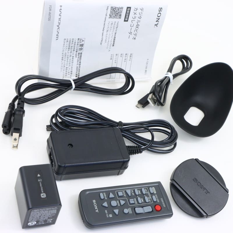 SONY FDR-AX700/BC [デジタル4Kビデオカメラレコーダー] 中古
