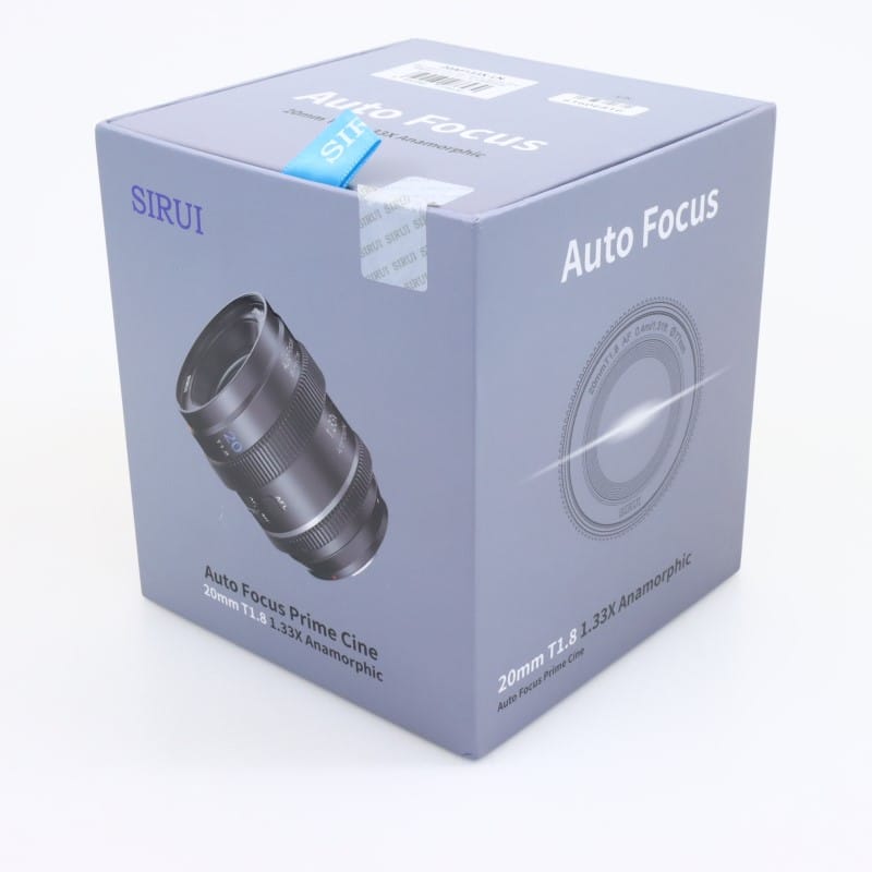 オートフォーカスアナモルフィックレンズ T1.8 S35 20mm L/ナチュラル 20AF133X-LN