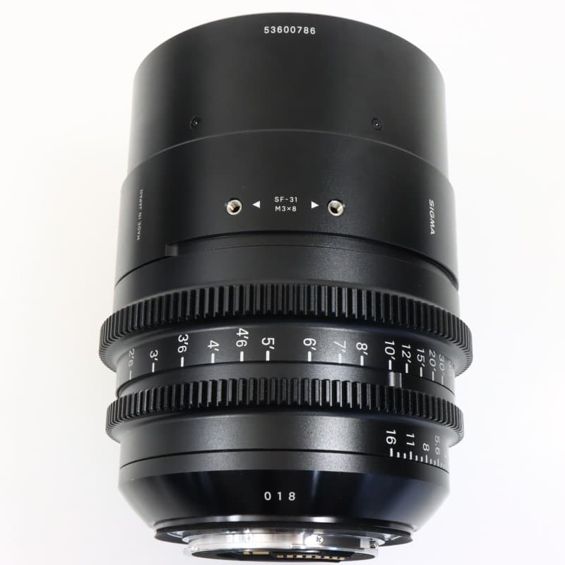 40mm T1.5 FF/EF feet [FF High Speed Prime Line EFマウント フィート表示]