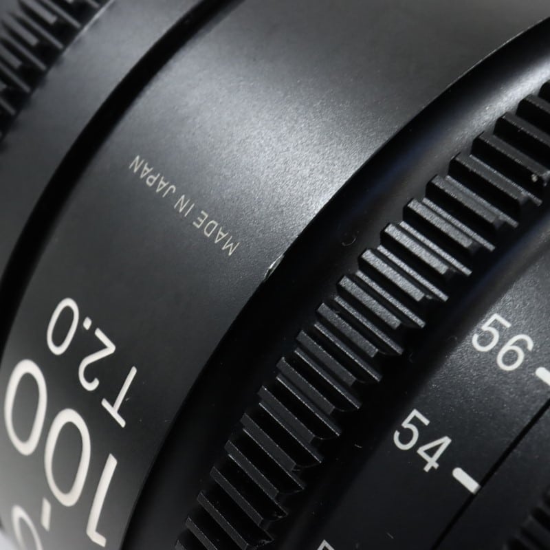 50-100mm T2/EF feet [High Speed Zoom Line 50-100mm T2 EFマウント フィート表示]