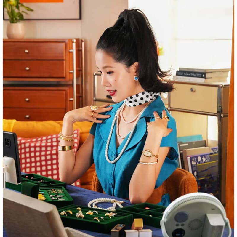 miro 30c フルカラー丸型パネルライト（ミントブルー）