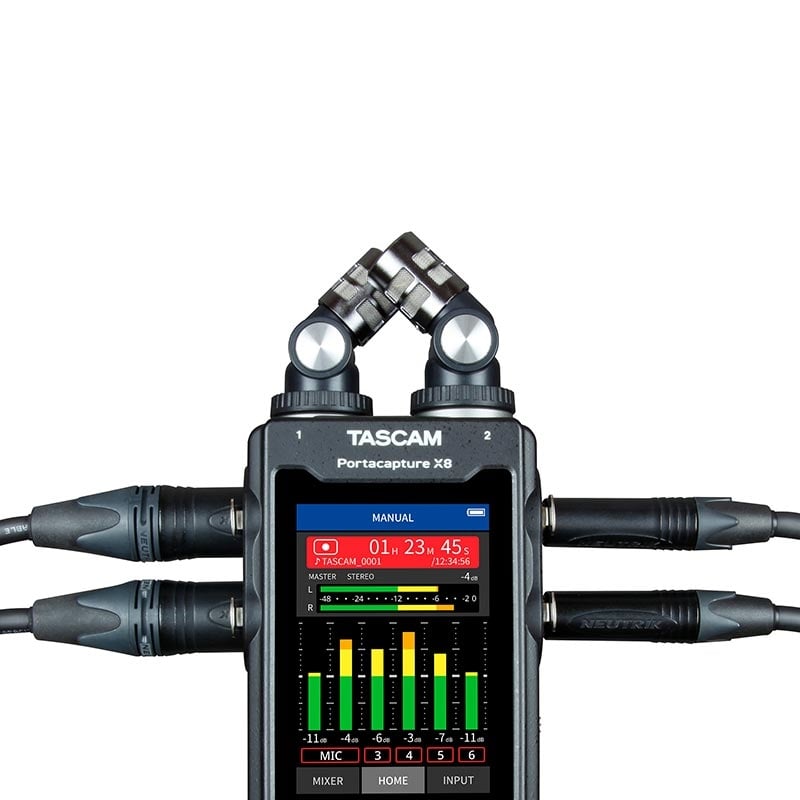 TASCAM Portacapture X8 [8トラックハンドヘルドレコーダー]｜フジヤカメラ