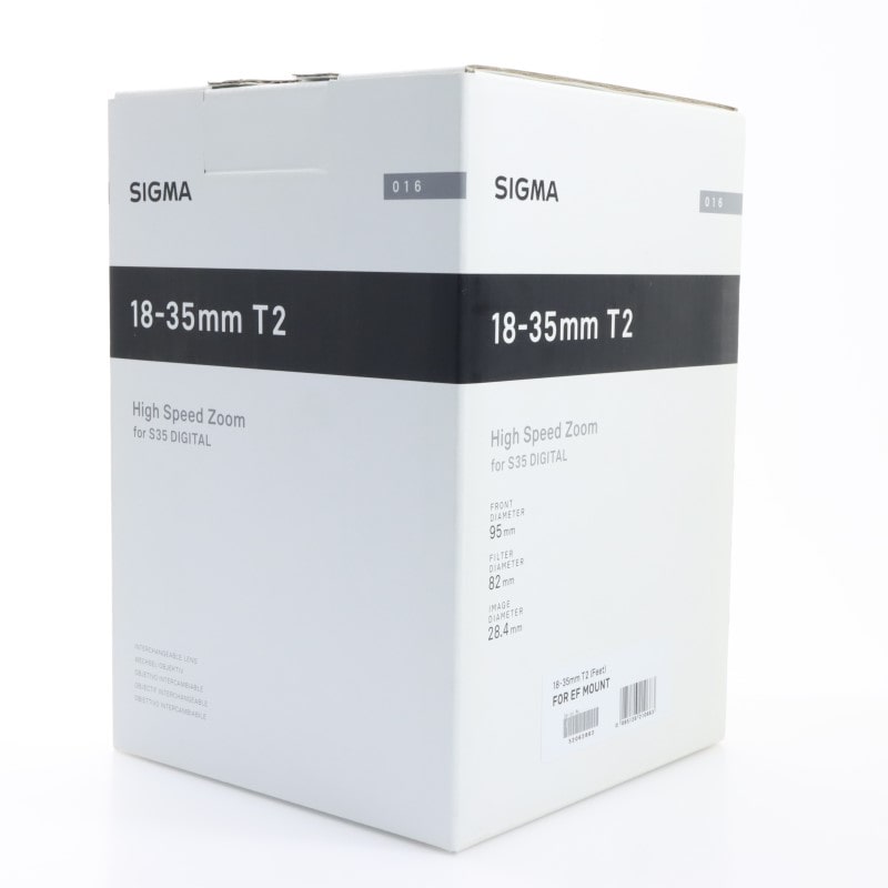 18-35mm T2/EF feet [High Speed Zoom Line 18-35mm T2 EFマウント フィート表示]
