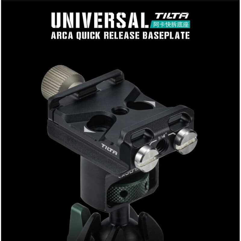 TILTA Tilta Universal ARCA Quick Release Baseplate - Black TA-UABP