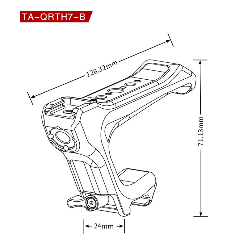 Tiltaing Compact NATO Top Handle - Black TA-QRTH7-B