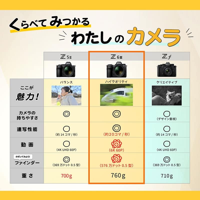 Z6III ボディ
