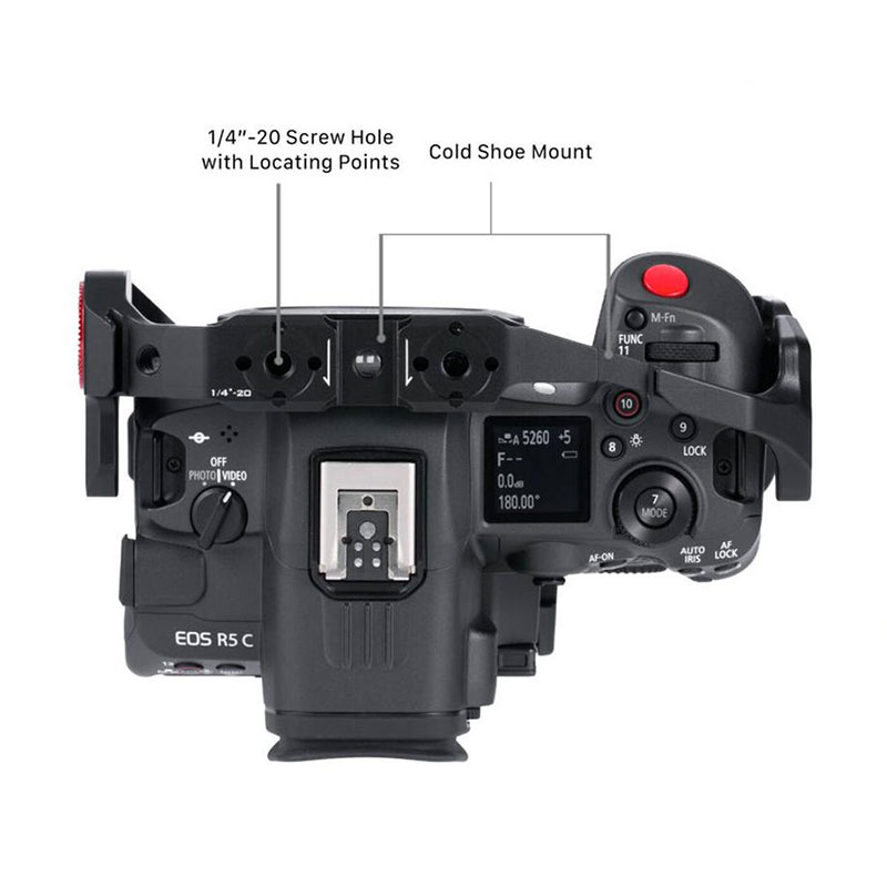 Full Camera Cage for Canon R5C - Black TA-T32-FCC-B