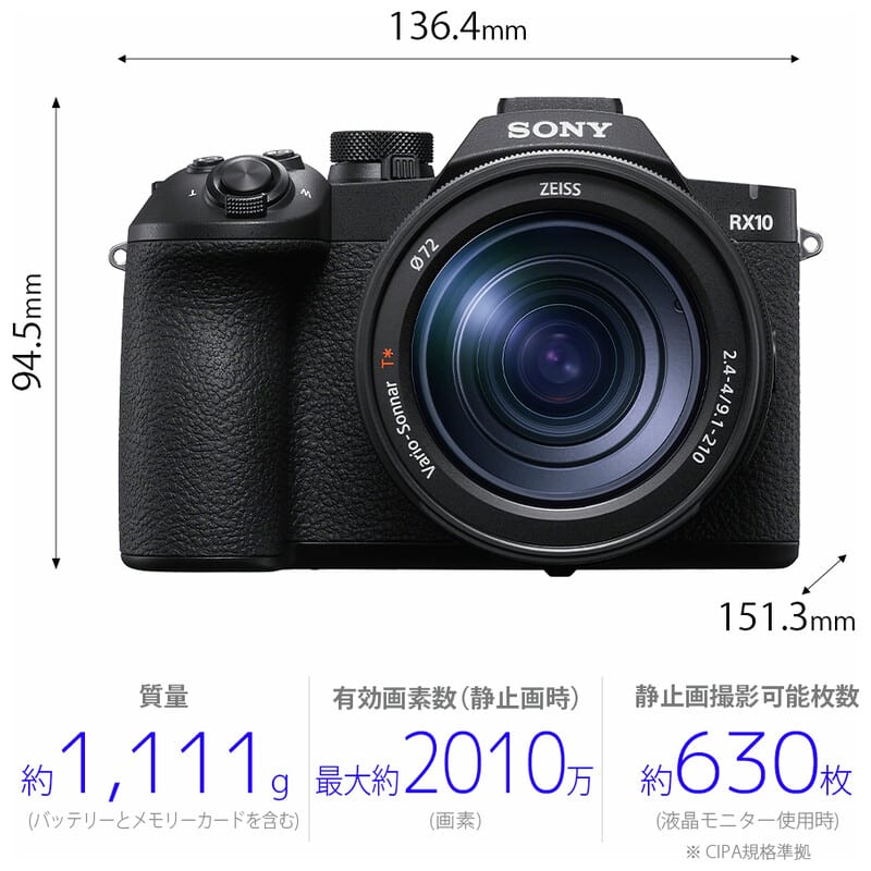 Cyber-shot RX10 V DSC-RX10M5(2026年7月31日発売予定)