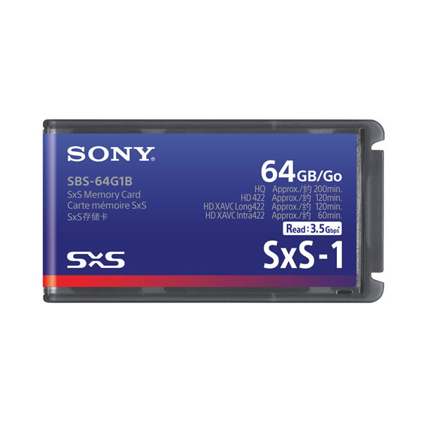 SBS-64G1B SXSメモリーカード SxS-1 64GB