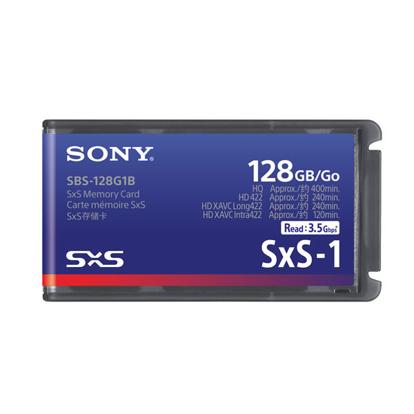 SBS-128G1B SXSメモリーカード SxS-1 128GB