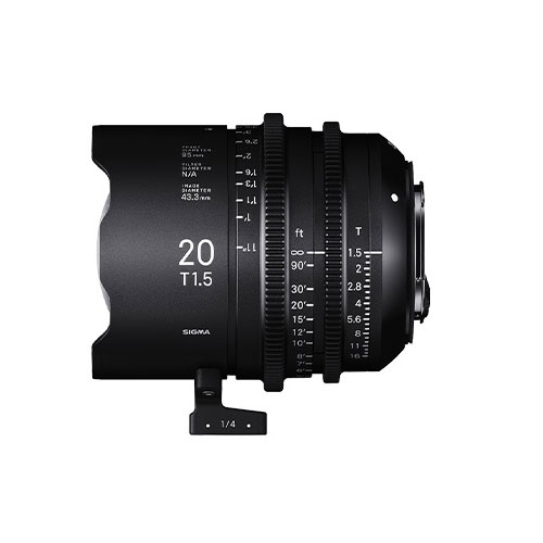 FF High Speed Prime Line 20mm T1.5 FF ソニーEマウント フィート表示
