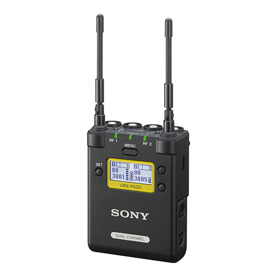 URX-P03D UHFシンセサイザーダイバーシティチューナー