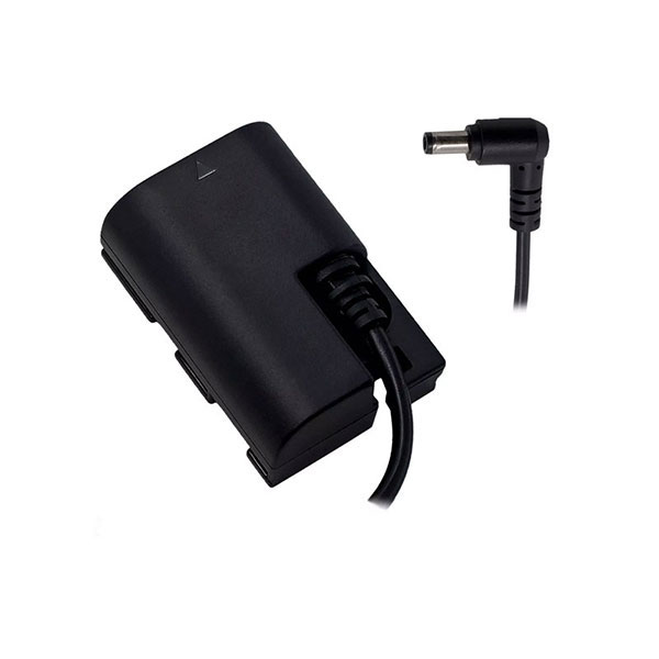 DC Dummy Battery Canon to 5.5/2.5mm DC Male DB-LPE6-DCM25
