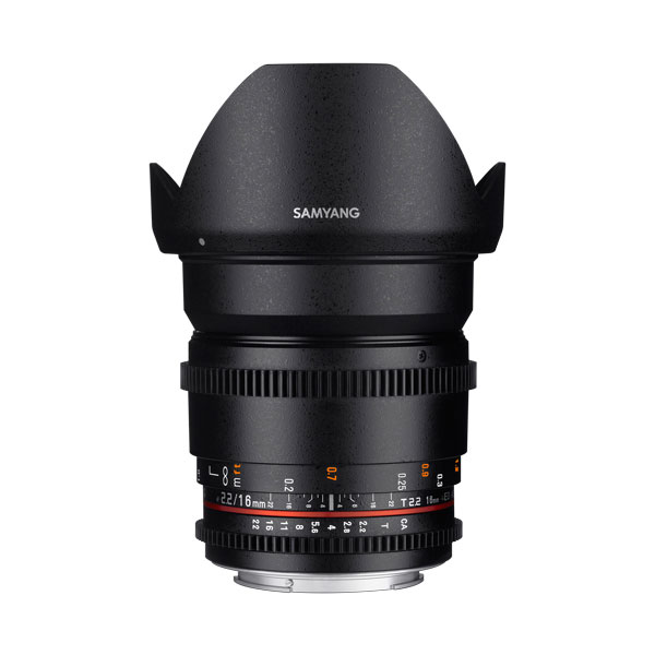 16mm T2.2 VDSLR ED AS UMC CS II キヤノンEFマウント