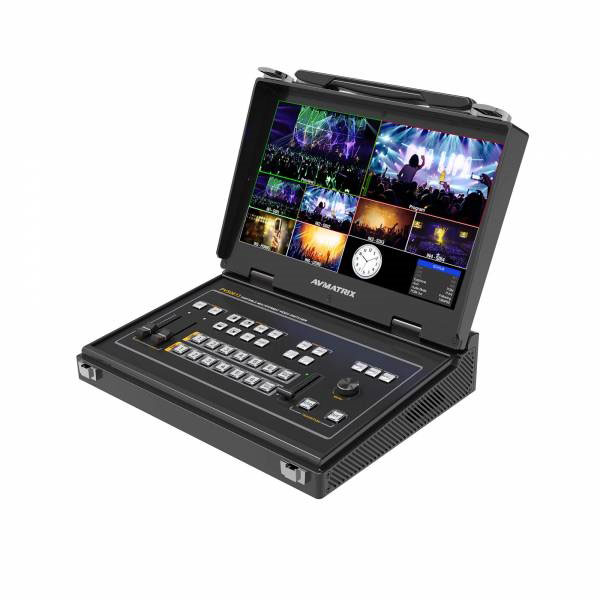 PVS0613 13.3インチディスプレイ一体型スケーラー搭載6入力ポータブルマルチスイッチャー