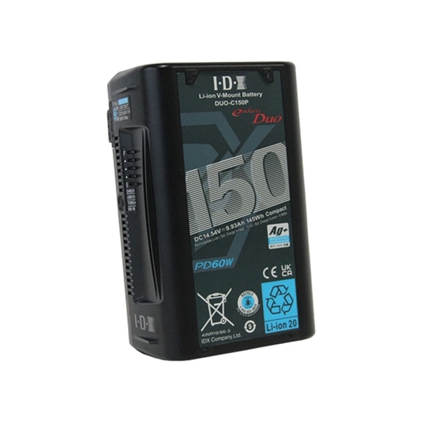 DUO-C150P Vマウントタイプリチウムイオンバッテリー
