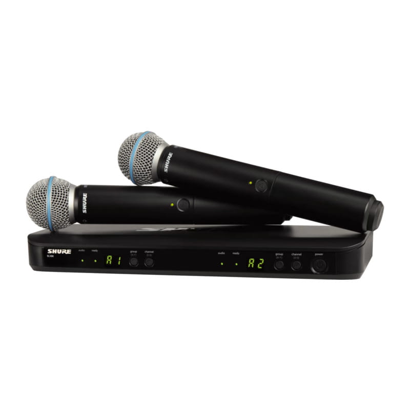 デュアルチャンネルハンドヘルド型ワイヤレスシステム BLX288/B58