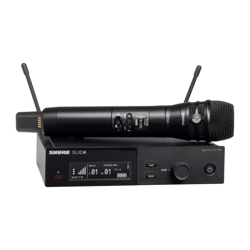 KSM8 Dualdyneハンドヘルド型送信機ワイヤレスシステム SLXD24J/K8B-JB