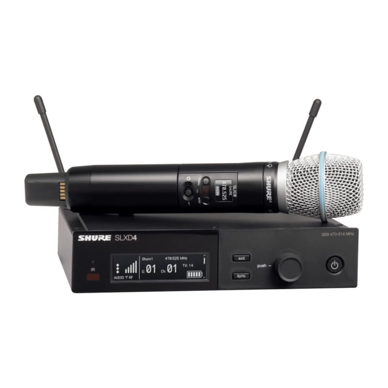 Beta87Aハンドヘルド型送信機ワイヤレスシステム SLXD24J/B87A-JB