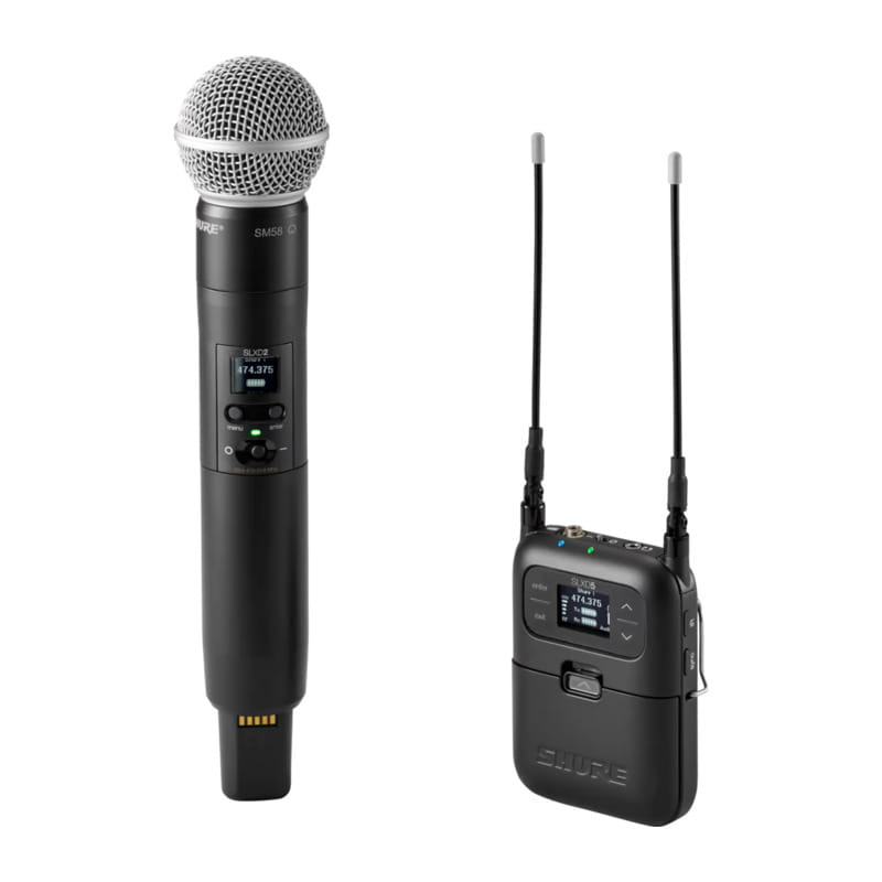 SM58ハンドヘルド型送信機ポータブルワイヤレスシステム SLXD25/SM58-JB