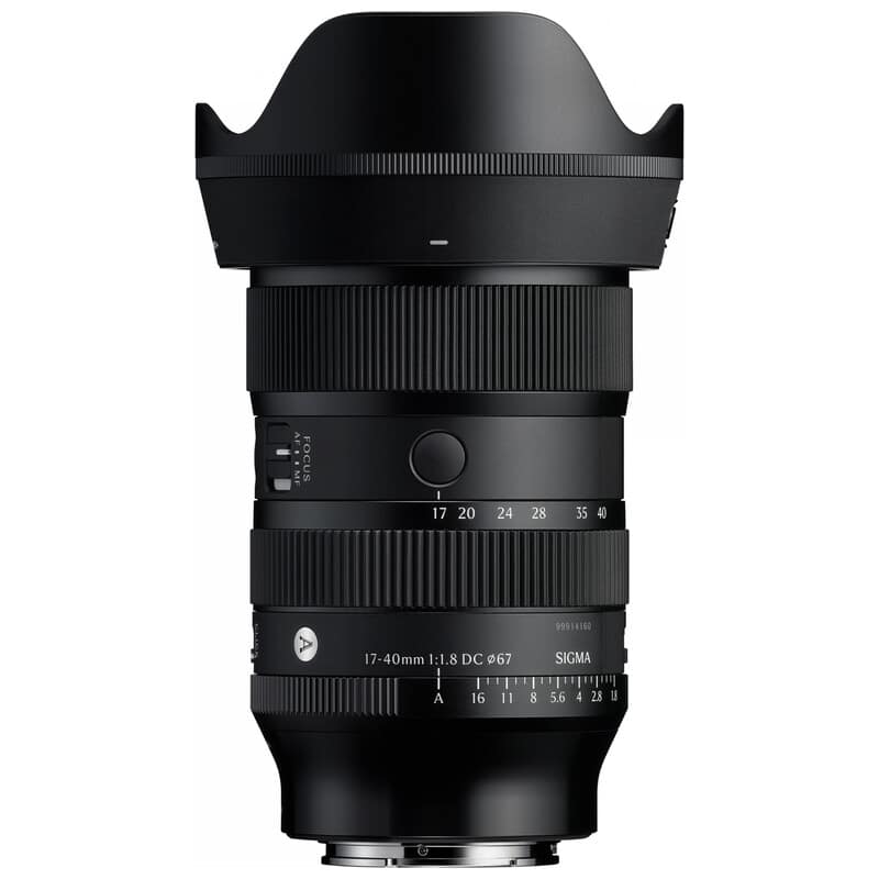 Sigma 17-40mm F1.8 DC | Art ソニーEマウント（2025年7月10日発売予定）