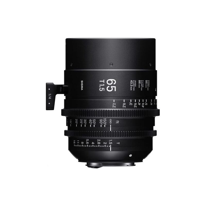 FF High Speed Prime Line 65mm T1.5 FF キヤノンEFマウント フィート表示