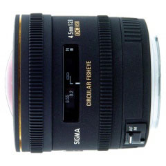4.5mm F2.8 EX DC CIRCULAR FISHEYE HSM キヤノンEFマウント