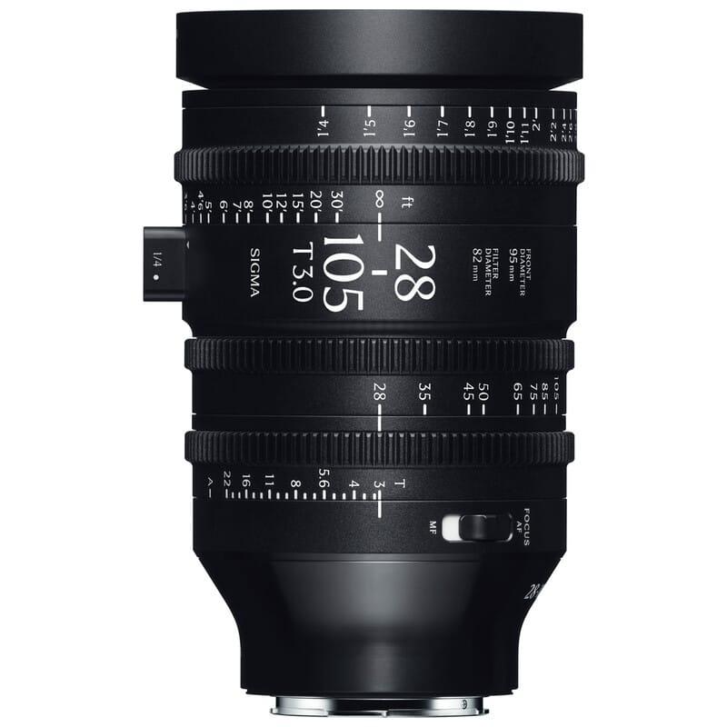 AF Cine Line 28-105mm T3 FF Lマウント feet(2026年4月16日発売予定)