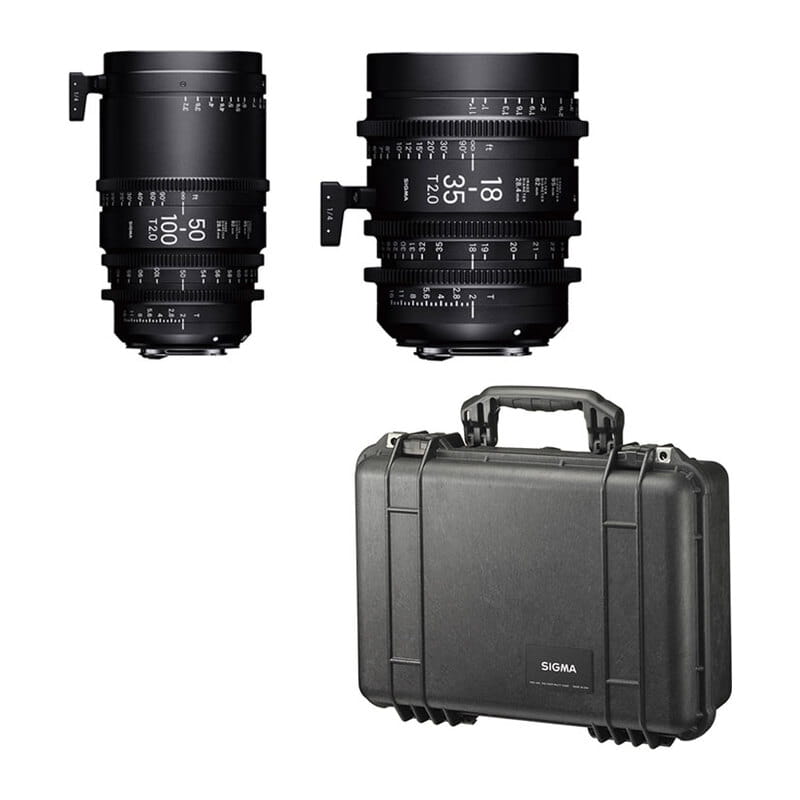 High Speed Zoom Line 18-35mm & 50-100mm T2 PLマウント フィート表示 専用ケース付セット