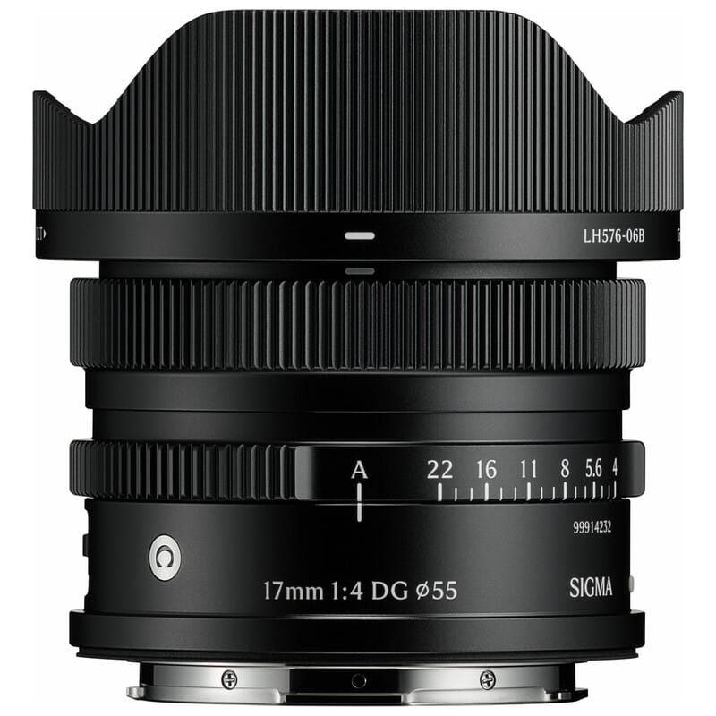 17mm F4 DG | Contemporary Lマウント ブラック（2025年9月4日発売予定）
